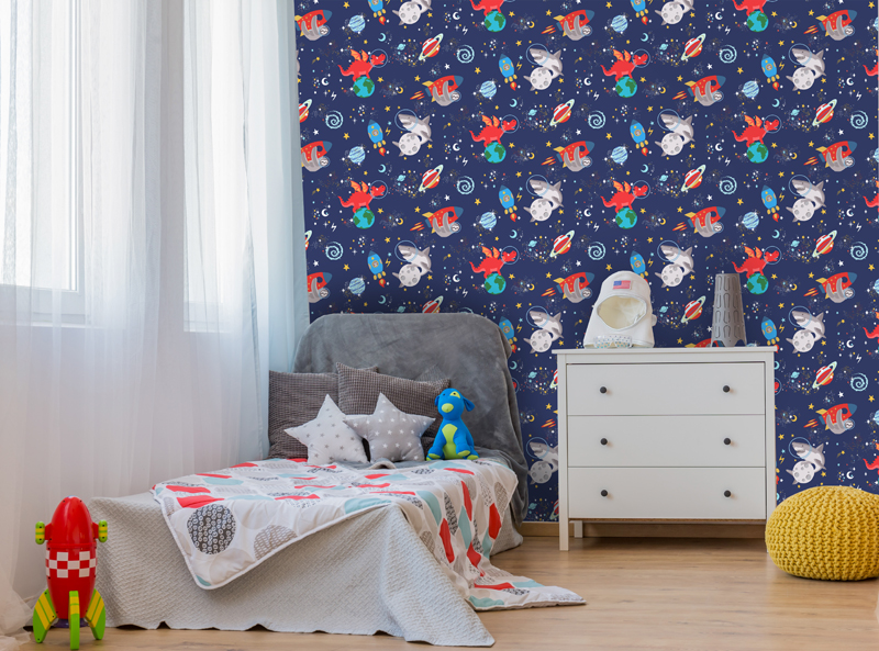 Wallpaper for Kids - Over the Rainbow - Dutch Wallcoverings