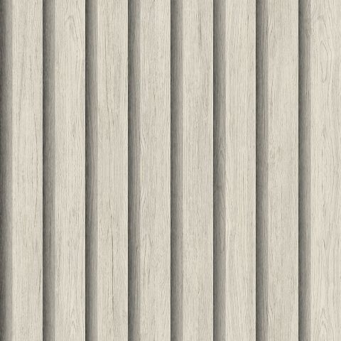 Dutch Wallcoverings First Class - Elements - Ribbvägg White 11903