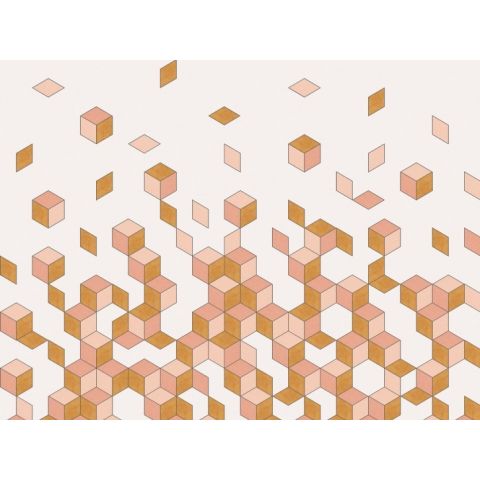 BN Wallcoverings Cubiq - Falling Cube 200450