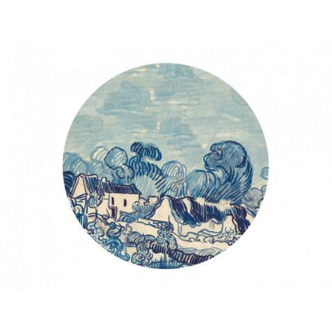 BN Wallcoverings Van Gogh Circles - Landscape with Houses 300332
