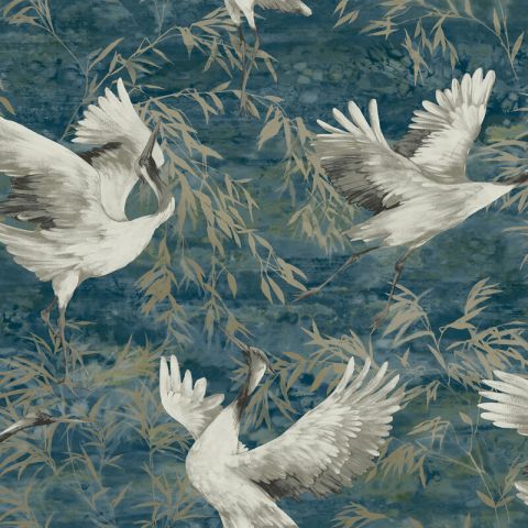 Dutch Wallcoverings First Class Patagonia - Sarus Teal 36103