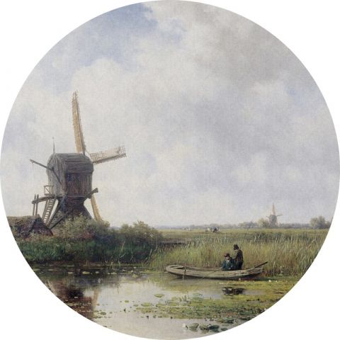 Painted Memories II Dutch Landscape 8044C