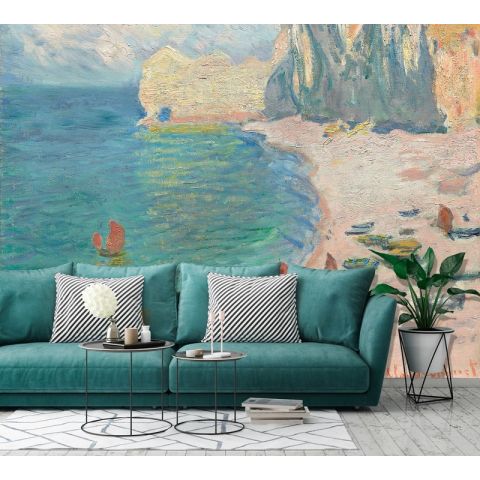 Dutch Wallcoverings Painted Memories II The Beach and the Falaise d'Amont 8074