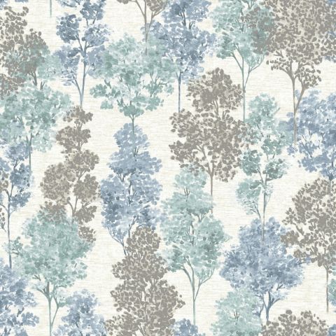 Dutch Wallcoverings First Class - Whinfell Soft Teal Bleu 90382