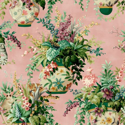 Dutch Wallcoverings First Class - Xanadu Rivara Pink 91521