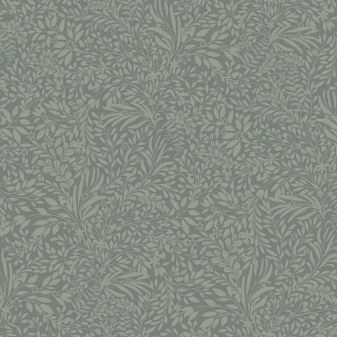 Dutch Wallcoverings First Class - Midbec Örtagård Kristina Green 92117