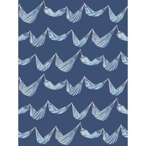 Dutch Wallcovering First Class Navy Grey & White BL71022