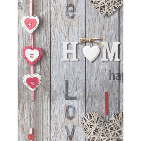 Dutch Wallcoverings Freestyle Love Your Home Red