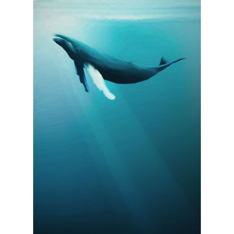 Komar Into Adventure - Artsy Humpback Whale IAX4-0045