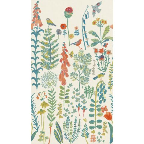 GRANDECO YOUNG EDITION MURAL NATURE - PALM SPRING RED  ML1901(repeatable)