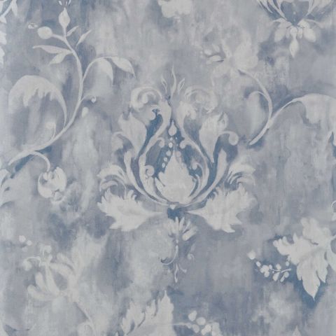 1838 Wallcoverings Pavilion - Ornamenta Pewter 2109-156-01