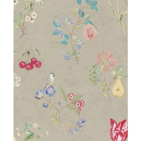 Pip Studio IV Wallpaper - Cherry Pip Khaki - 375021