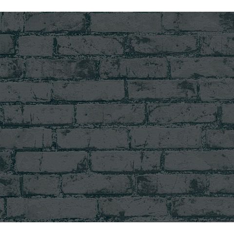 Nonwoven wallpaper Grey Stones
