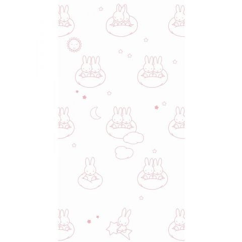 Nijntje - Miffy Clouds Pink WP-521
