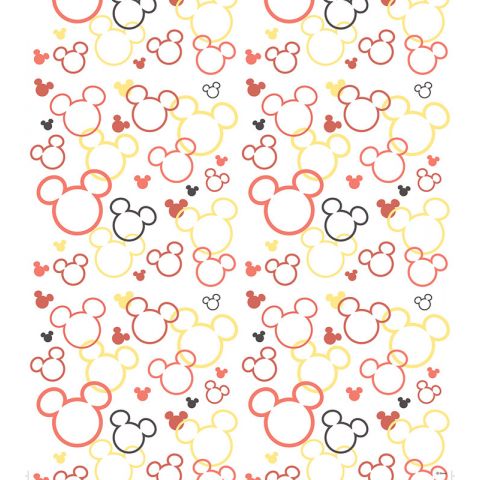 Dutch Wallcoverings Dutch Wallcoverings Disney Mickey Mouse & Minnie Silhouette